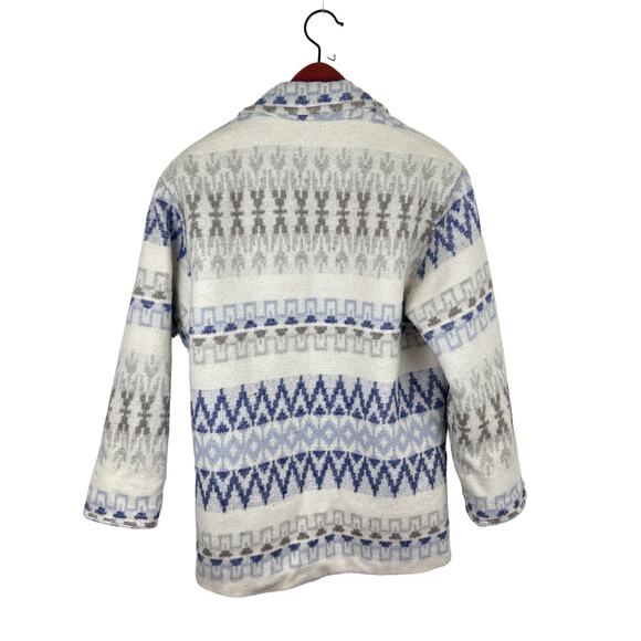 VTG Express Southwestern Wool-Blend Blazer Coat - Picture 4 of 7